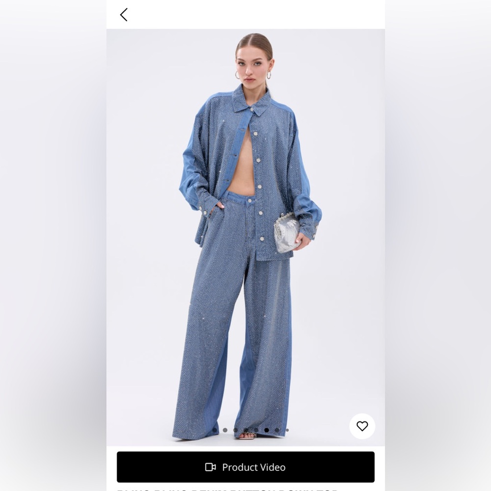 ISO Akira Bling Bling Denim Set